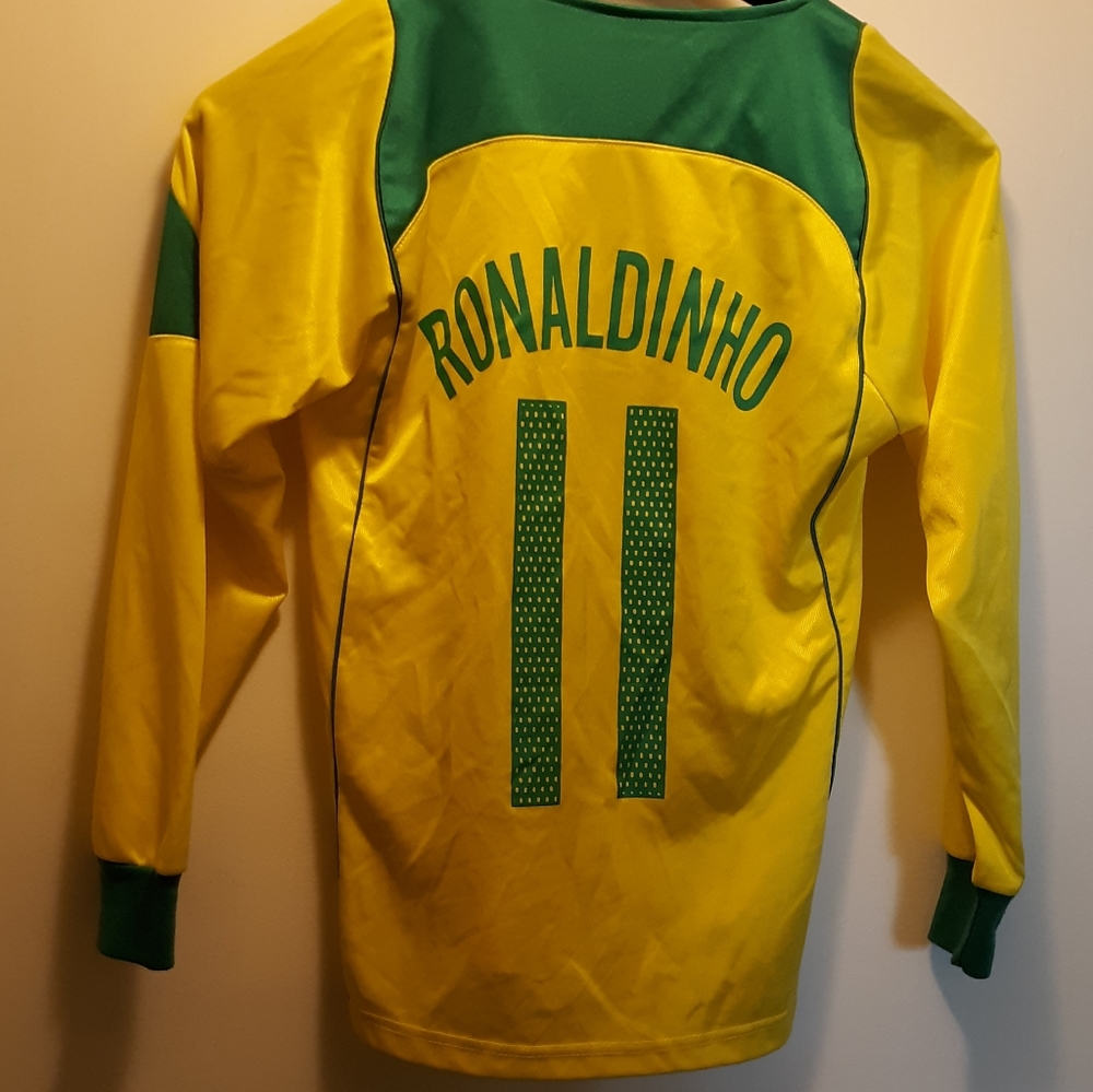 Brazil football  /soccer Ronaldinho Jersey  sz S